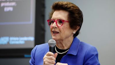 Billie Jean King hails progress in women's sports