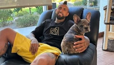 "Apareció": el susto que vivió Arturo Vidal por 'culpa' de su mascota