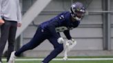 Watch: Bo Melton runs crisp route, has a nice catch in Seattle Seahawks training camp