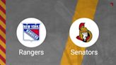 How to Pick the Rangers vs. Senators Game with Odds, Spread, Betting Line and Stats – April 15