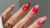 22 Pink and Red Nail Ideas That Bring Romance to Your Fingertips