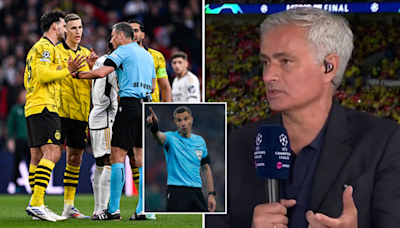 Jose Mourinho suggests Vinicius Junior could have been SENT OFF during first half of Champions League final