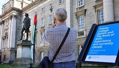 How did the Book of Kells end up in Trinity College Dublin?