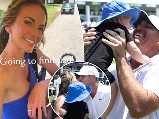 Brooks Koepka and wife Jena Sims celebrate his LIV Golf win with infant son: ‘My winning Crew’