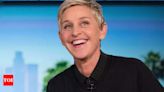 Ellen DeGeneres hints at retirement after upcoming netflix special - Times of India