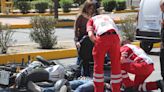 Carambola deja a motociclista lesionado en el Ortiz Mena