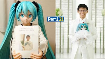 Conoce la historia de amor de Akihido y Miku: Hombre se casó con holograma