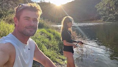 Chris Hemsworth Goes Fishing on 'Little Getaway' with Daughter India, 11, in Sweet Photos: 'Nothing Better'