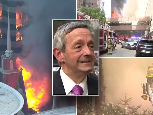 Emotional Dr. Robert Jeffress grateful no injuries in First Baptist Dallas church fire: ‘God has protected us’