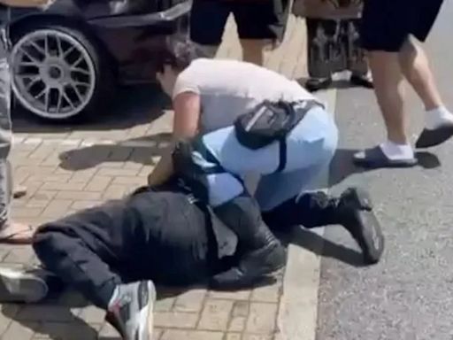 Vídeo: Mulher impede roubo de moto após render ladrão com movimentos de taekwondo na Inglaterra; assista