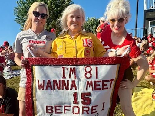 An 81-year-old Chiefs fan dreamed of meeting Patrick Mahomes before she ‘croaks’