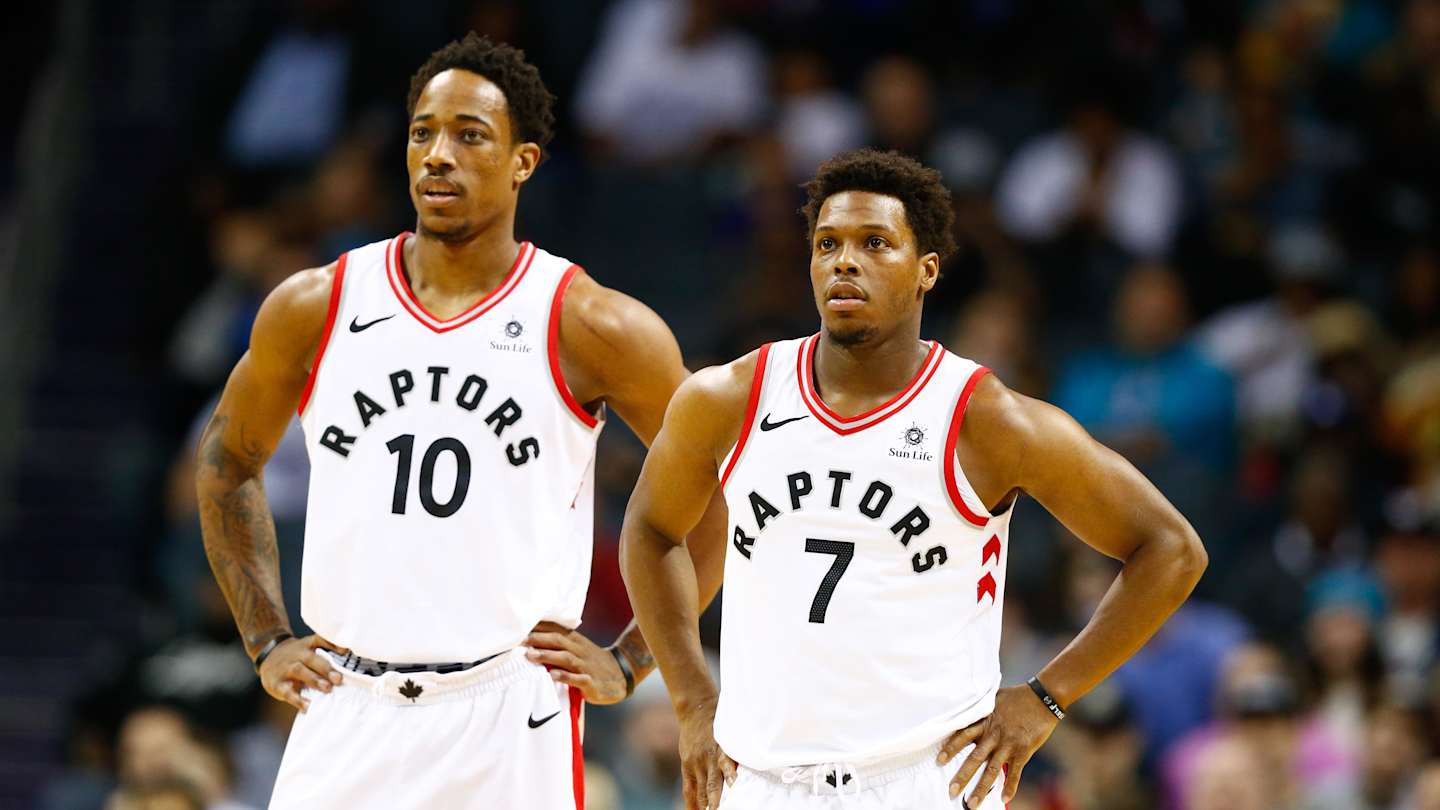 Raptors Icons Share Funny Post In Gym Together