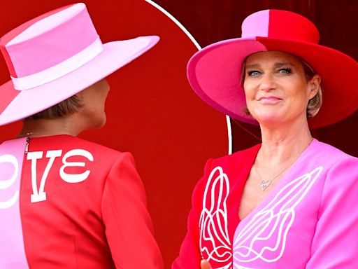 Ex-King Albert of Belgium's love child Princess Delphine is dazzling