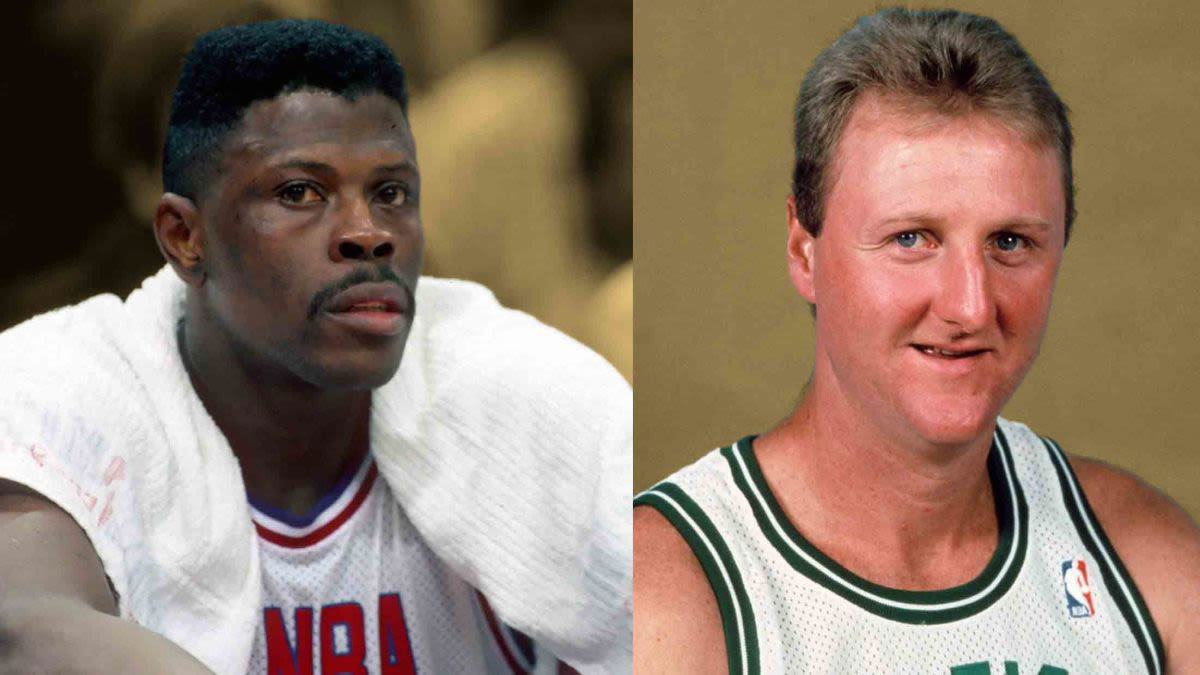 Patrick Ewing on how Larry Bird surprised him when he joined the NBA: “Whatever you were saying for a man who can’t jump, he’s demolishing everybody”