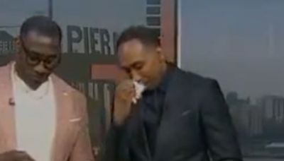 Stephen A. dubbed 'embarrassing' by host Molly after tearful start to First Take