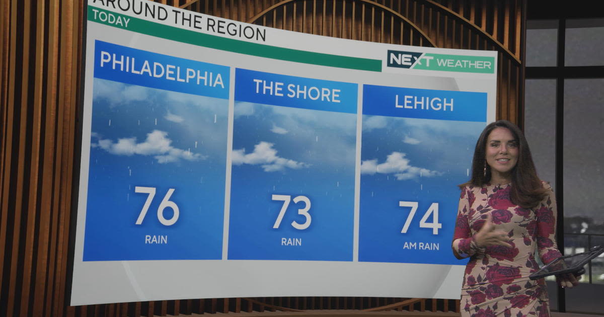 Chance for showers anytime in Philadelphia region Wednesday, unsettled weather continues this week