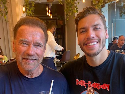 Arnold Schwarzenegger's son Joseph Baena posts snap with mom Mildred