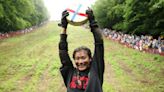 ‘You just have to roll’: American wins cheese-rolling race for second time