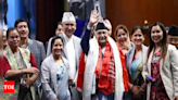 Nepal PM KP Sharma Oli secures two-third majority in parliament - Times of India