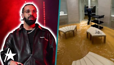 Drake Shares Video of Flood Waters Rushing Into His House: 'This Better Be Espresso Martini' | Access