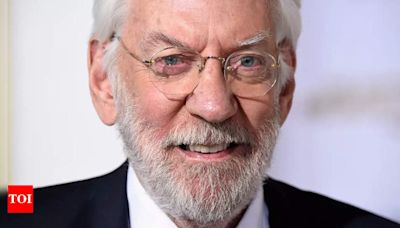 Legendary Hollywood actor Donald Sutherland passes away at 88 after long illness - Times of India