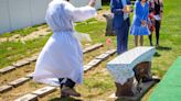 Share of Lancaster dedicates new bench in St. Joseph's New Catholic Cemetery [photos]