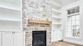 How to Whitewash a Stone Fireplace for an Easy DIY Makeover