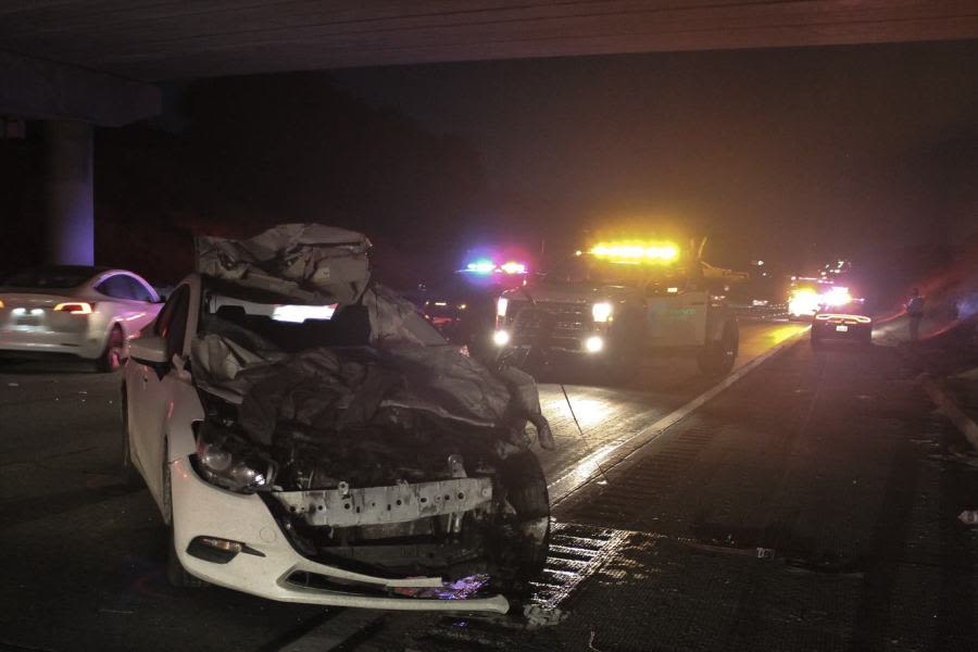 Man dies from three-way car crash on I-80 in Contra Costa County