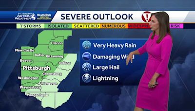 Severe Weather Alert: Heavy rain, storms head into Pittsburgh