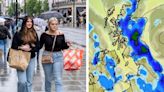 Exact areas in the UK set to be battered by huge summer washout - new maps