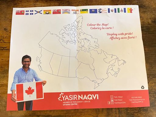 Ontario Liberal MP's map of Canada forgets P.E.I., Yukon