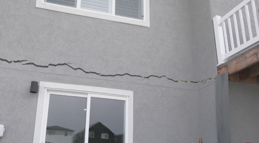 ‘Our home, falling apart’: Large, mysterious cracks in Eagle Mountain home causing concern