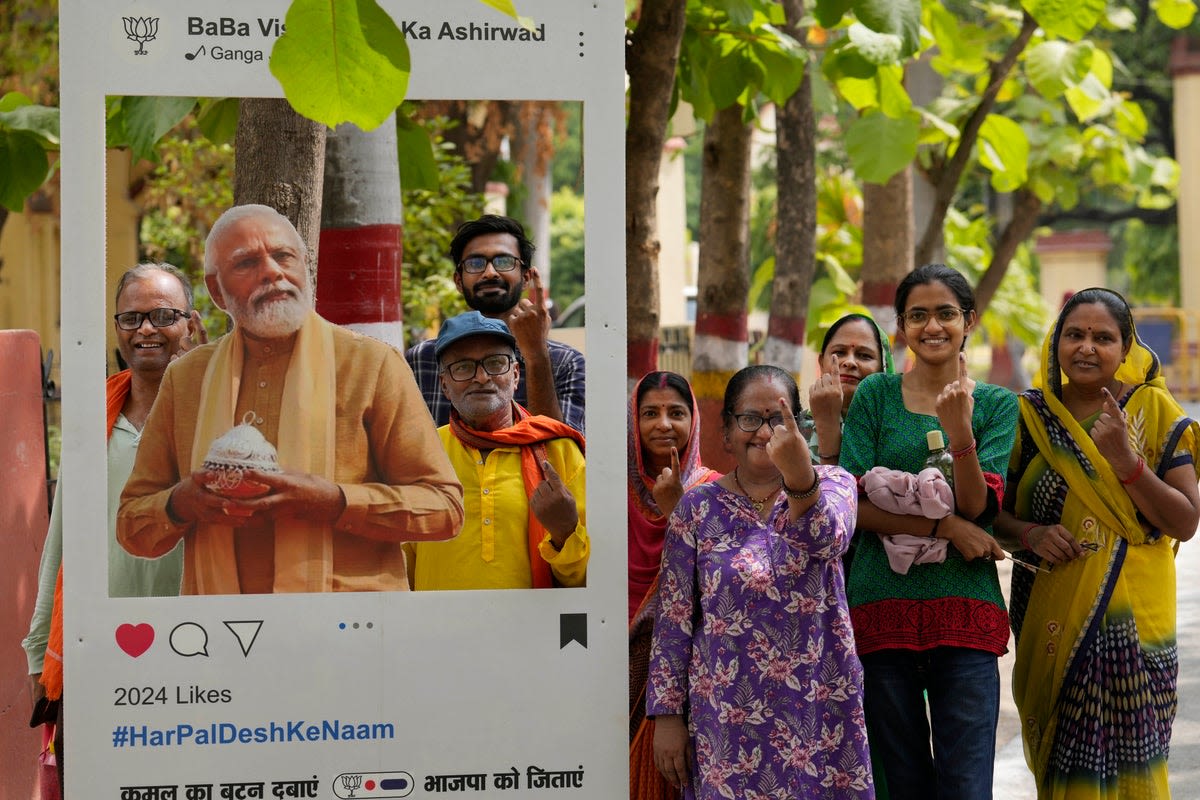 India election 2024 live: Vote count set to begin after exit polls predict landslide win for Modi