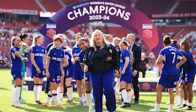 Chelsea hand Hayes the perfect send-off with rout to seal WSL title
