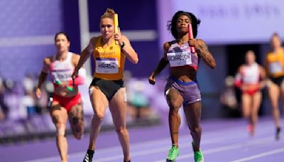 In Olympic relay, Sha'Carri Richardson saves US women, while men advance easily and Jamaica is out