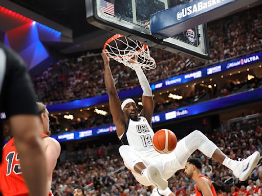 Team USA shakes off slow start to beat Canada in pre-Olympics exhibition opener