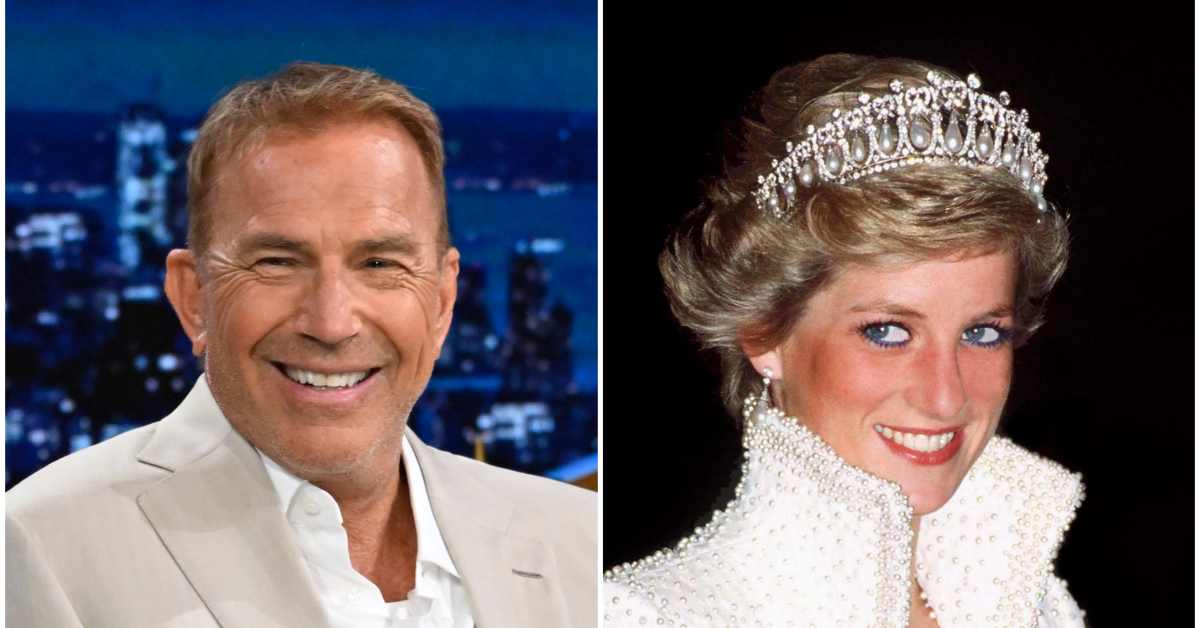 Kevin Costner Makes Bold Claim About Princess Diana