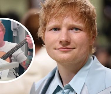 Ed Sheeran sorpendió a pacientes de un hospital infantil con un miniconcierto