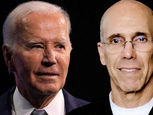 Jeffrey Katzenberg Thanks “Selfless” Joe Biden & Says He “Couldn’t Be More Confident” That Kamala Harris Will Beat...