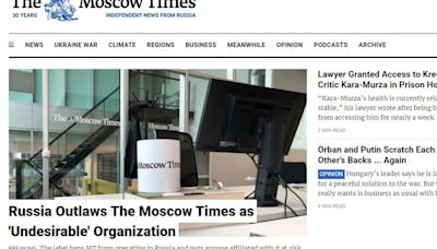 Rusia prohibió al medio en inglés “The Moscow Times”