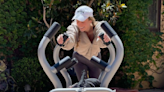 Brie Larson pushes 244-pound sled in 'crazy' new workout post: 'Are you human?'