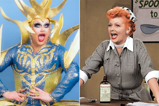 “Drag Race” queen Shannel owns Lucille Ball's makeup and shoes among huge collection of “I Love Lucy” memorabilia