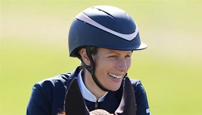 Zara Tindall masters jumps as she competes on the third day of The Burnham Market International Horse Trials