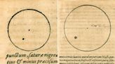 Johannes Kepler thought he sketched Mercury orbiting across the sun. What he actually captured has solved a solar mystery