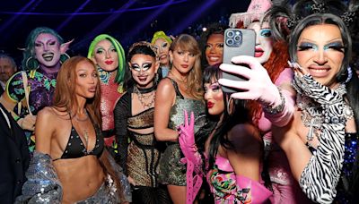 2024 MTV VMAs behind the scenes: Taylor Swift with Drag Race stars