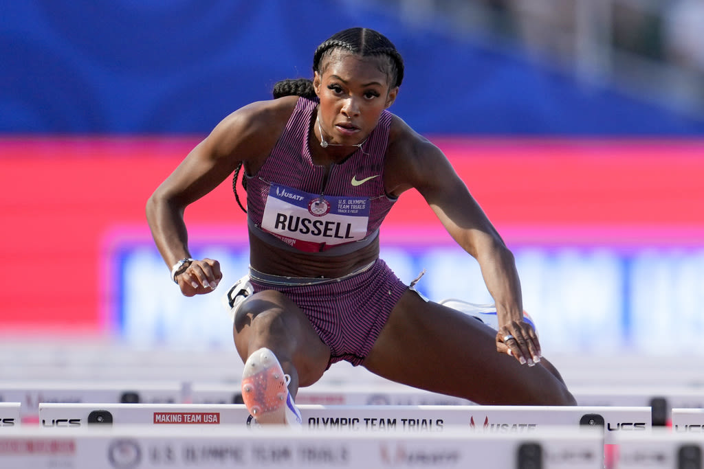 American Masai Russell leads stacked field of hurdlers chasing Camacho-Quinn’s Olympic title