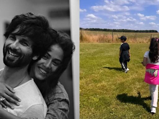 Shahid Kapoor's wife Mira Rajput shares fairytale pictures of kids Misha and Zain from their sunny day out - See inside | Hindi Movie News - Times of India