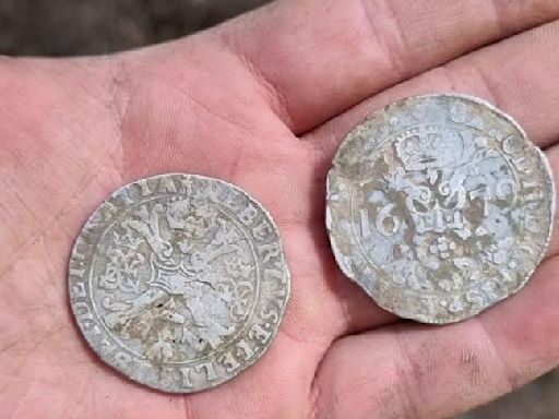 Metal detectorists unearth 300-year-old coin stash hidden by legendary Polish con man