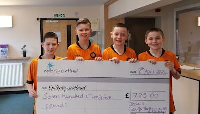 Young Paisley footballers hit the back of the net in fundraising challenge