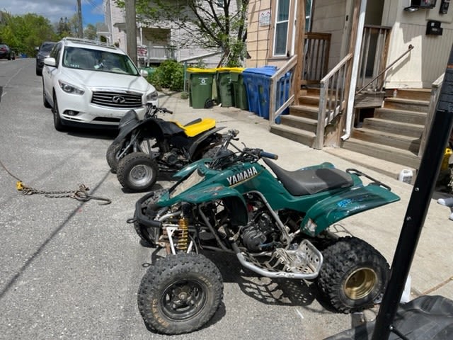 ATV crashes into New Haven police cruiser blocking pedestrians from harm